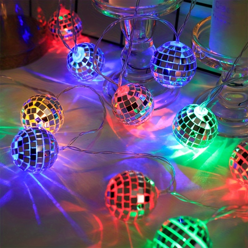 Mirror Disco Ball String Light