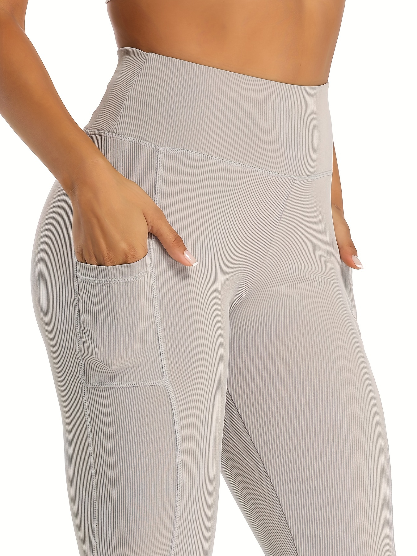  Alo Yoga Legging acanalado de cintura alta sin