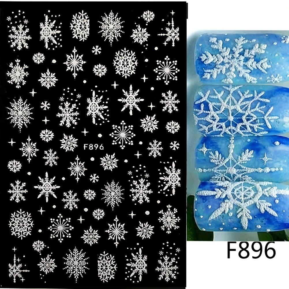 Colorful Snowflake Stickers,diy Materials - Temu