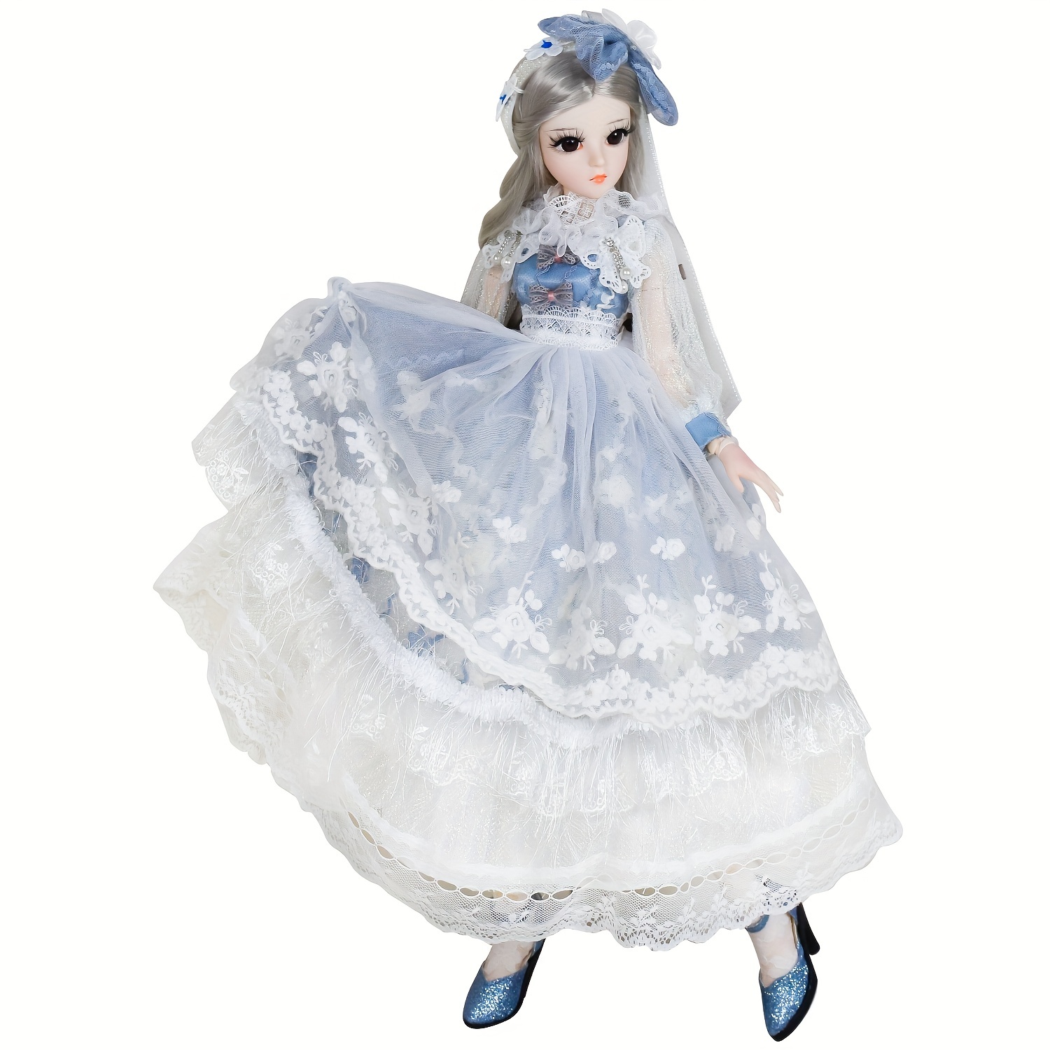 Aurola BJD 18 Inch Doll 1/6 Ynly Female Body Design With White