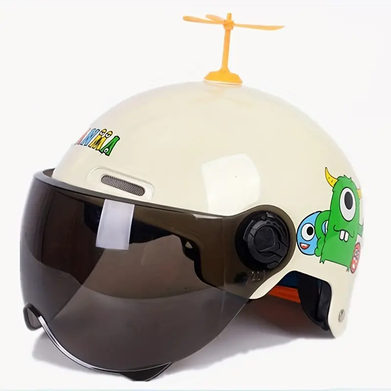helmet decoration accessories small accessories for electric scooter with removable hard hat bamboo dragonfly tide 0