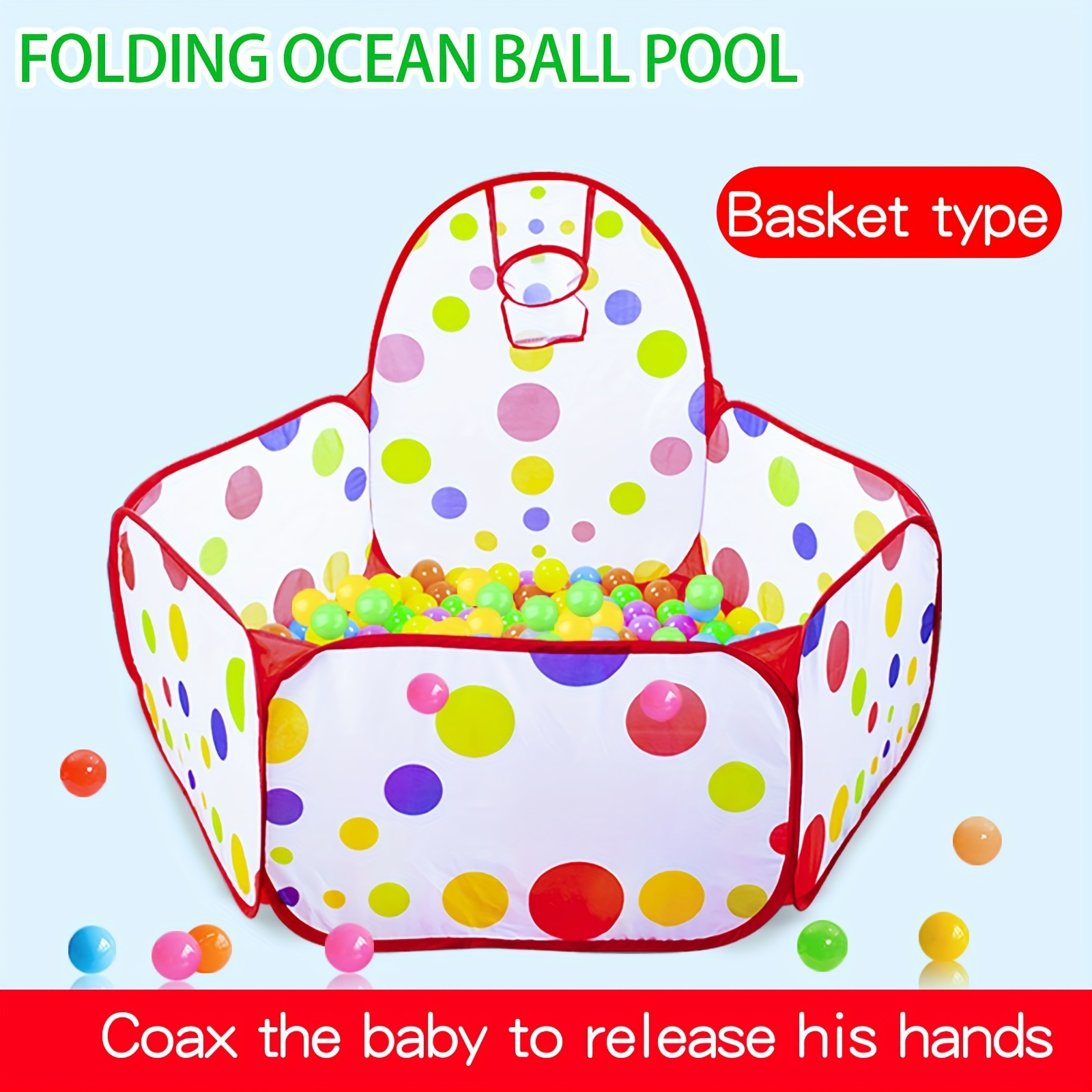 Comprar Pelota de bebé plegable en piscina, pelota infantil
