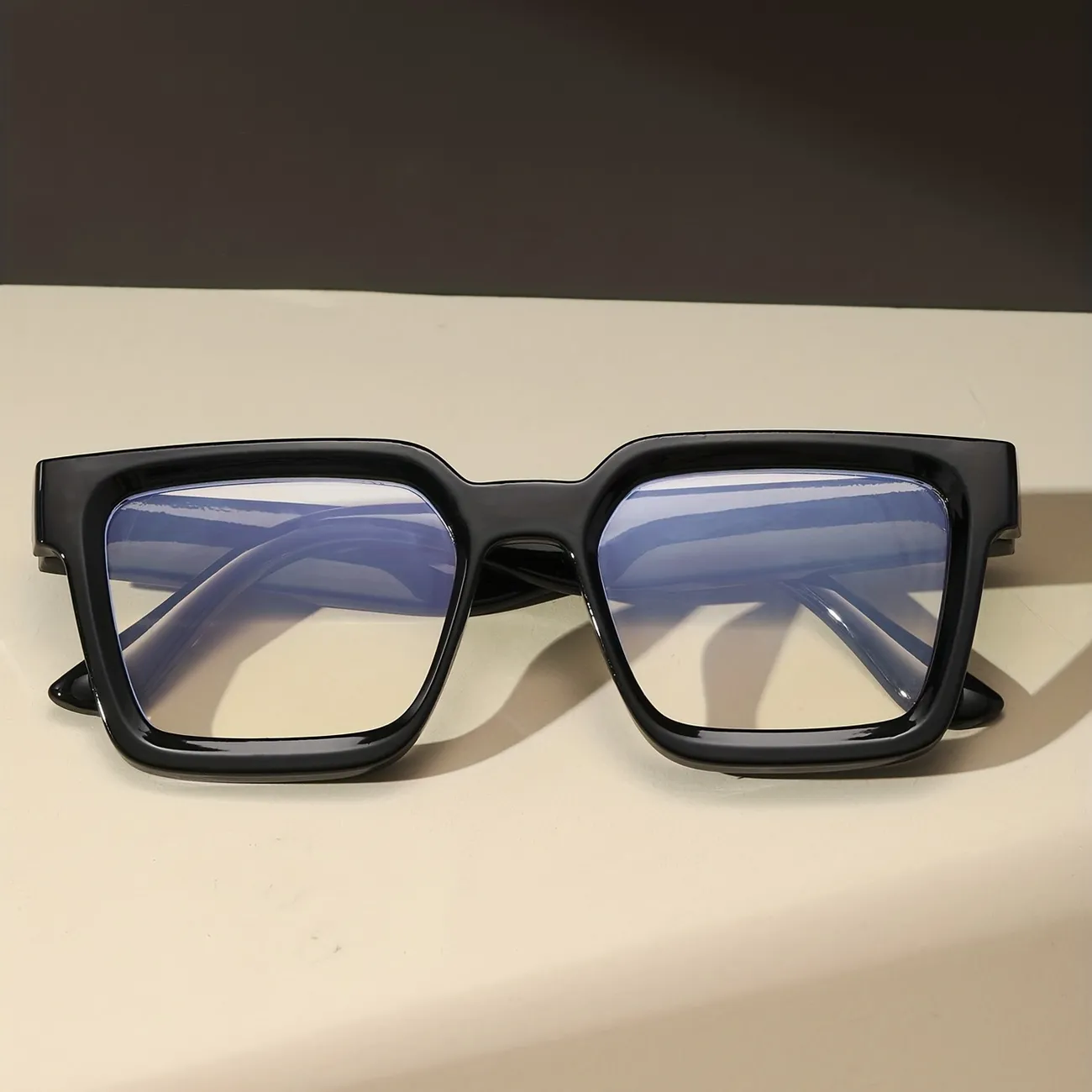 Clear Lens Glasses For Women Men Vintage Square Frame Eyeglasses Classic  Wrap Around Eyewear - Temu Canada