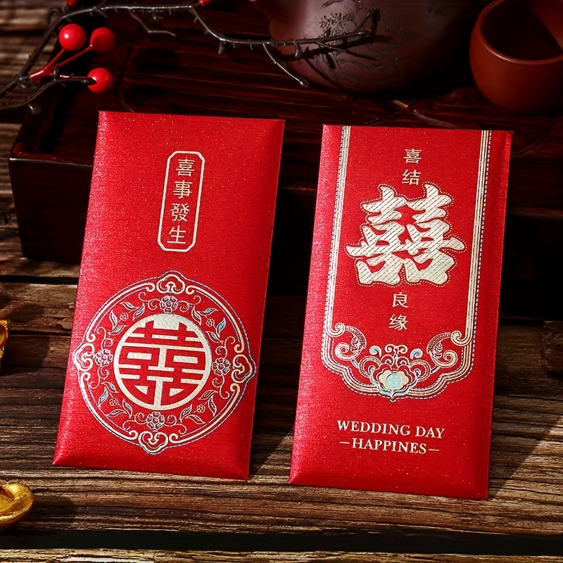 Premium Red Envelope, Married Engagement Blessing Money Bag