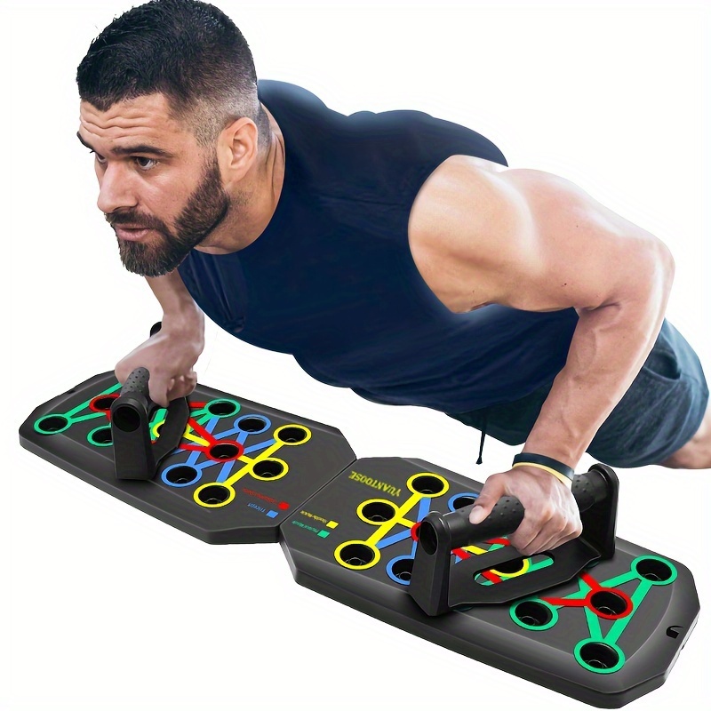 Push Up Board 9 in 1 Strength Training Equipment | Professional Home  Workout Push Up Fitness Stand For Floor | Multi-functional Push Up Board  for Men