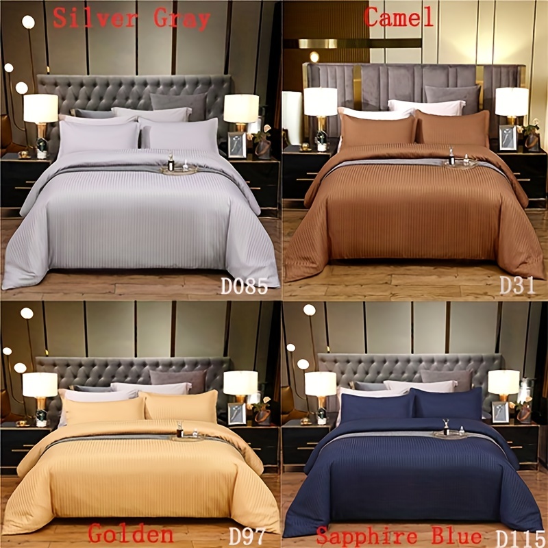 Luxury Retro Duvet Cover Set, Flower Pattern Polyester Bedding Set For