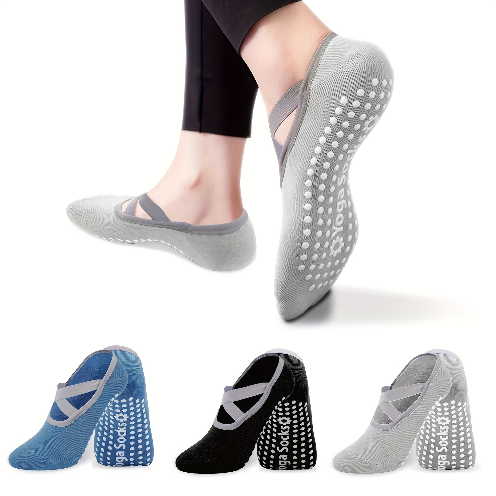  Grip Socks For Women - Pilates Socks