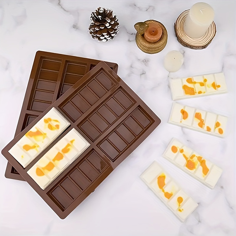 Chocolate Bar Moulds Food Grade Silicone Chocolate Molds 18 Options  Available Blocky Choc Candy Mold Confectionery