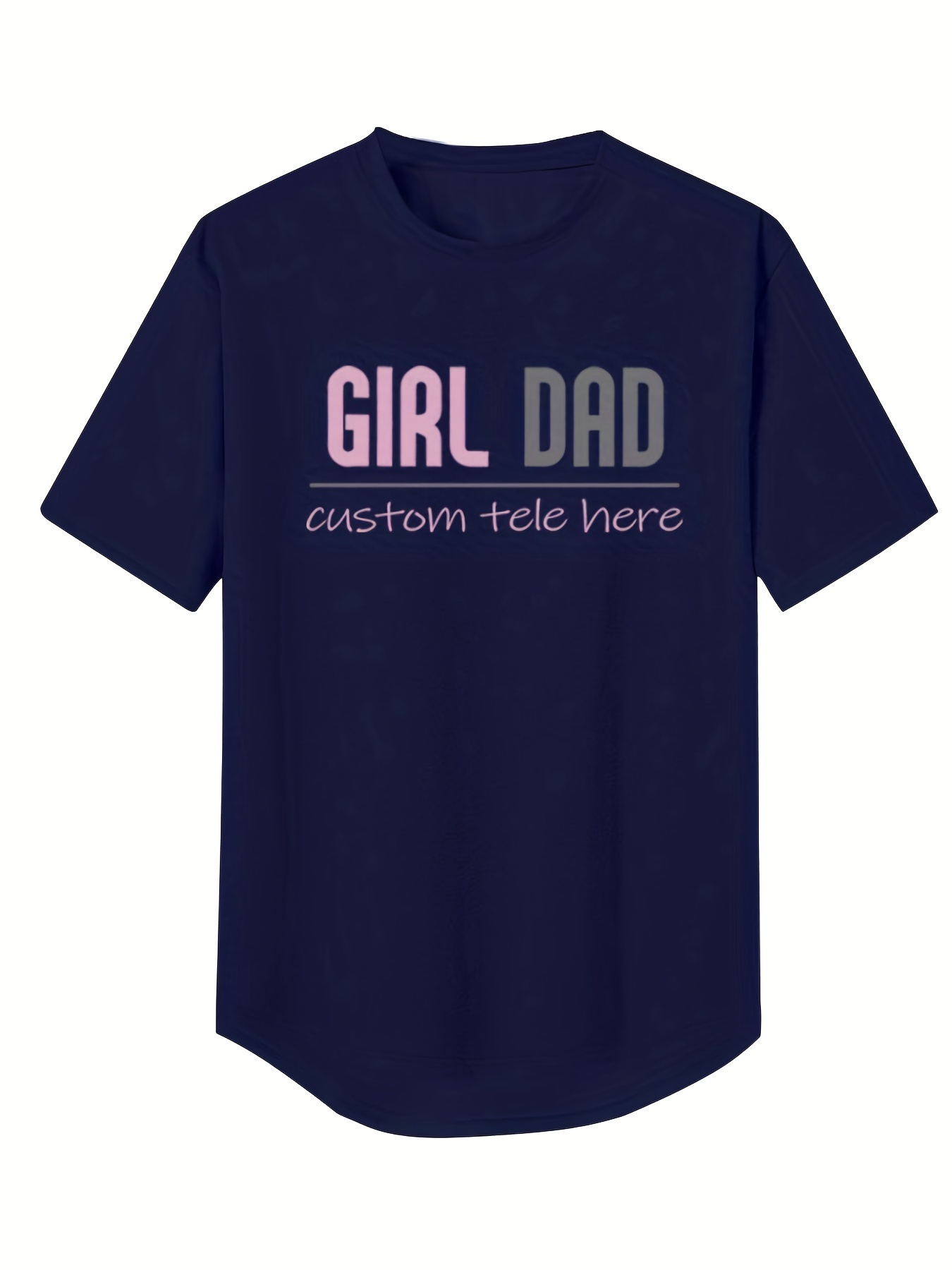 Girl Dad Shirt Custom Dad Shirt, Unisex Crew