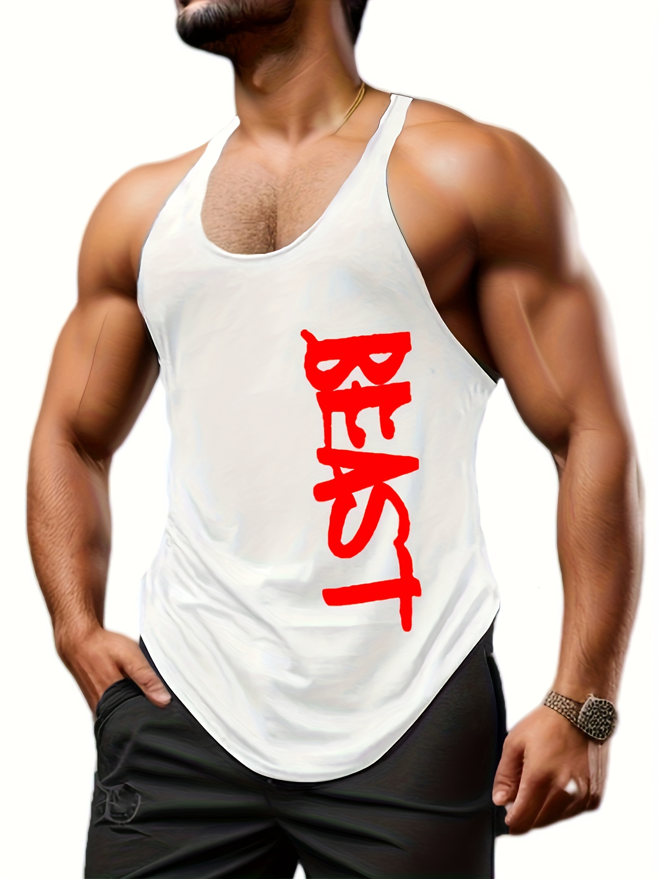 Camiseta Sin Mangas Hombre Estampado Scratch Beast Verano - Temu Chile