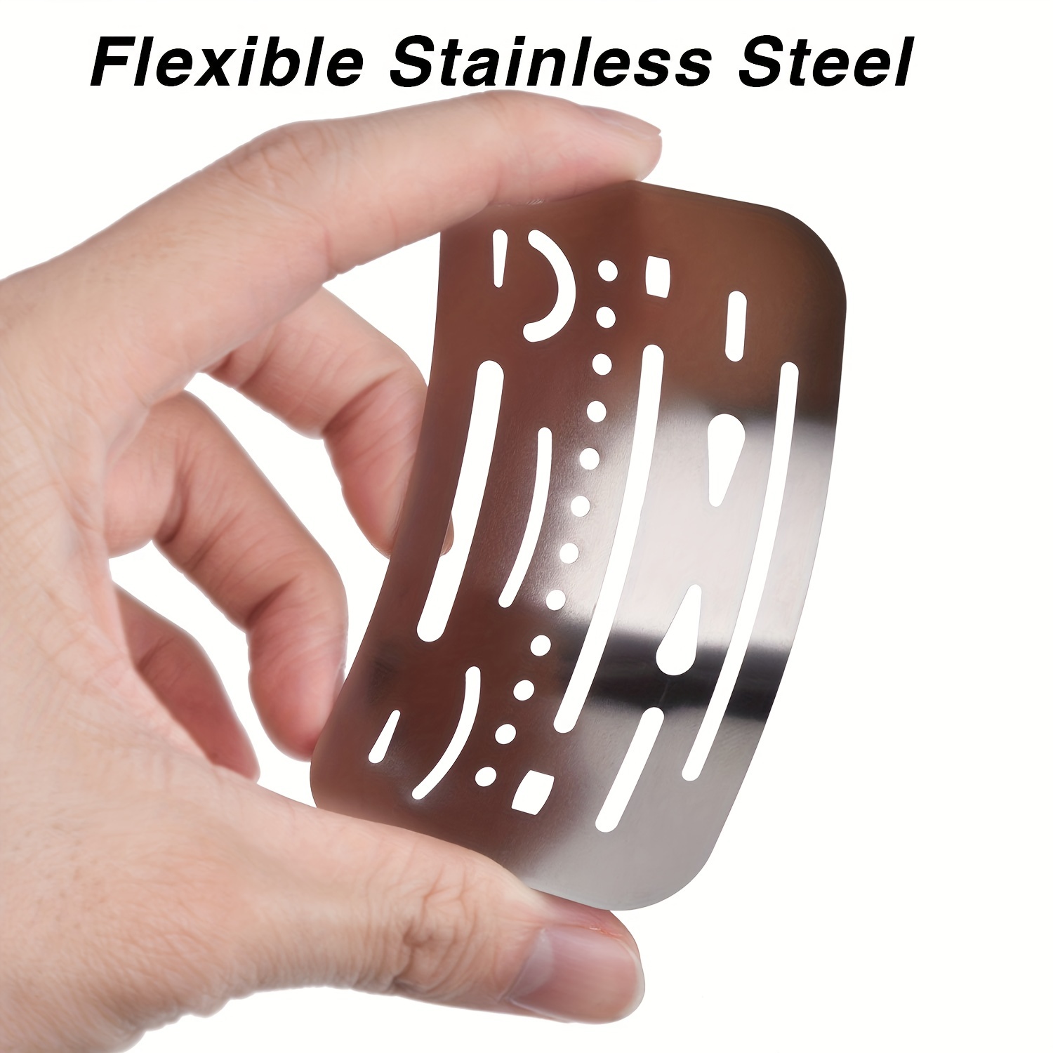 Kearing Eraser Shield Eraser Template Drafting Metal Erasing Shield  Stainless Steel for Drawing Sewing Drafting Tool Artists