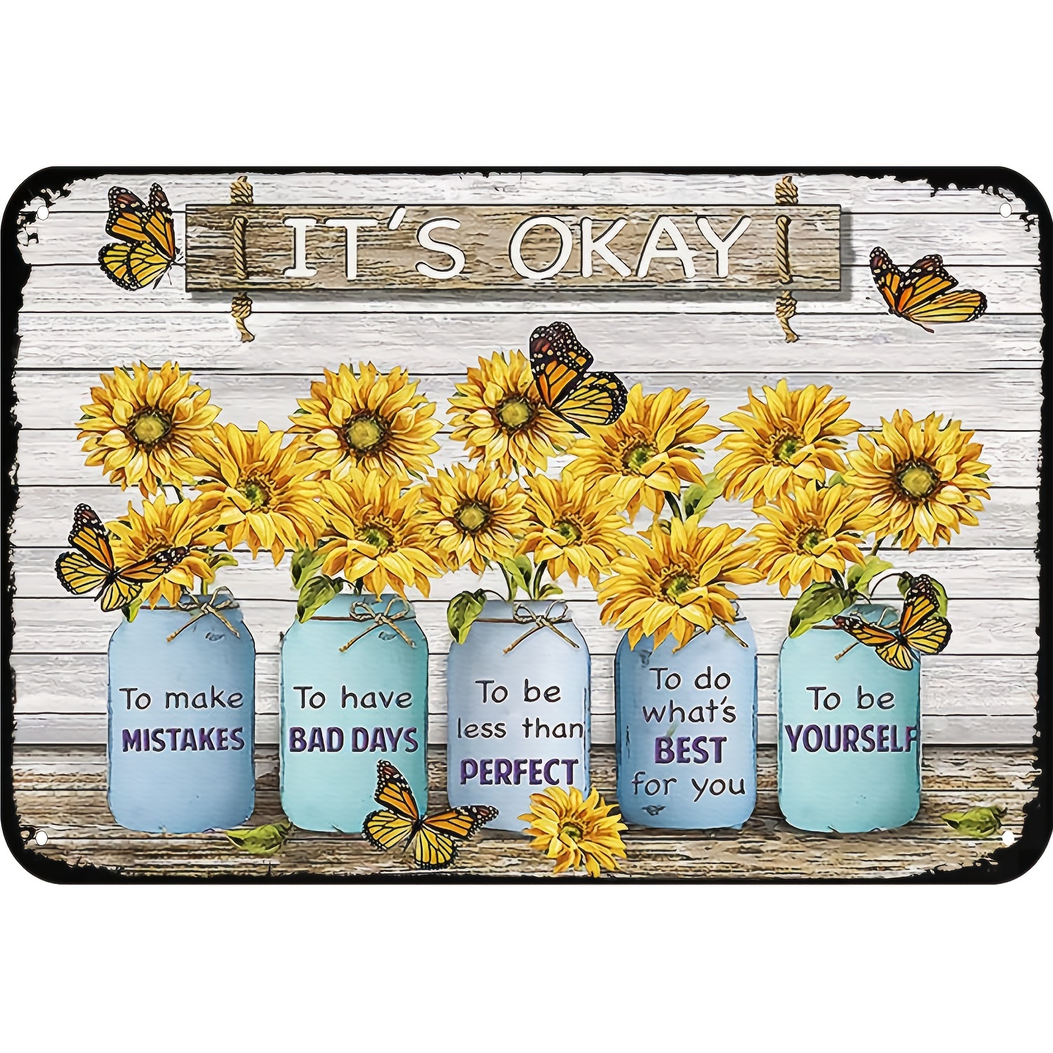 Sunflower Funny Metal Novelty Sign Metal Retro Wall Decor - Temu