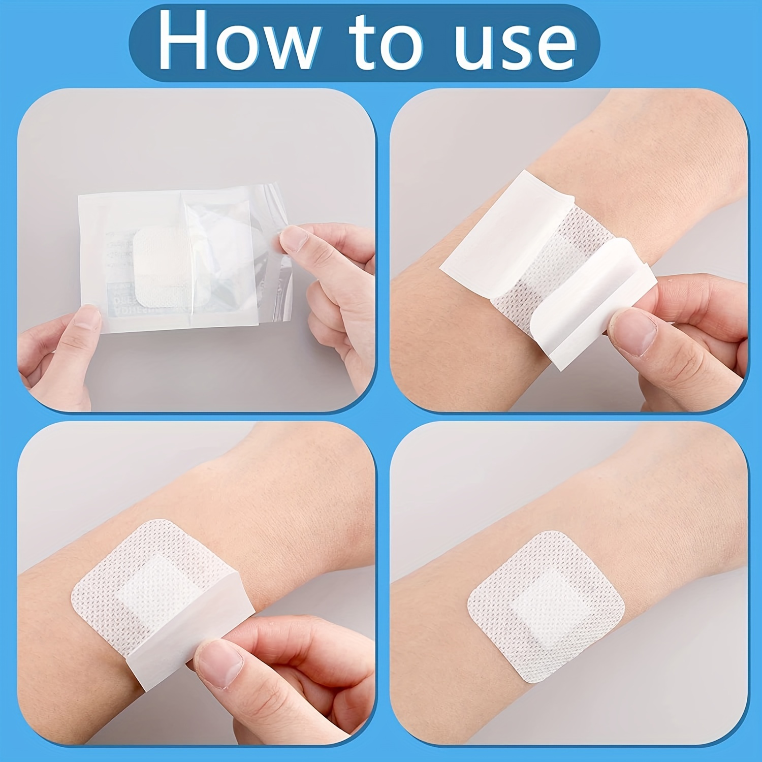 10/50pcs Medical Adhesive Wound Dressing Large Band Aid Bandage