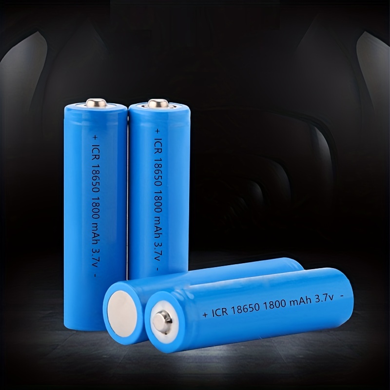 1/2pcs 26650 Battery 12800mAh 3.7V Li-ion Rechargeable Batteries Cell for  Light