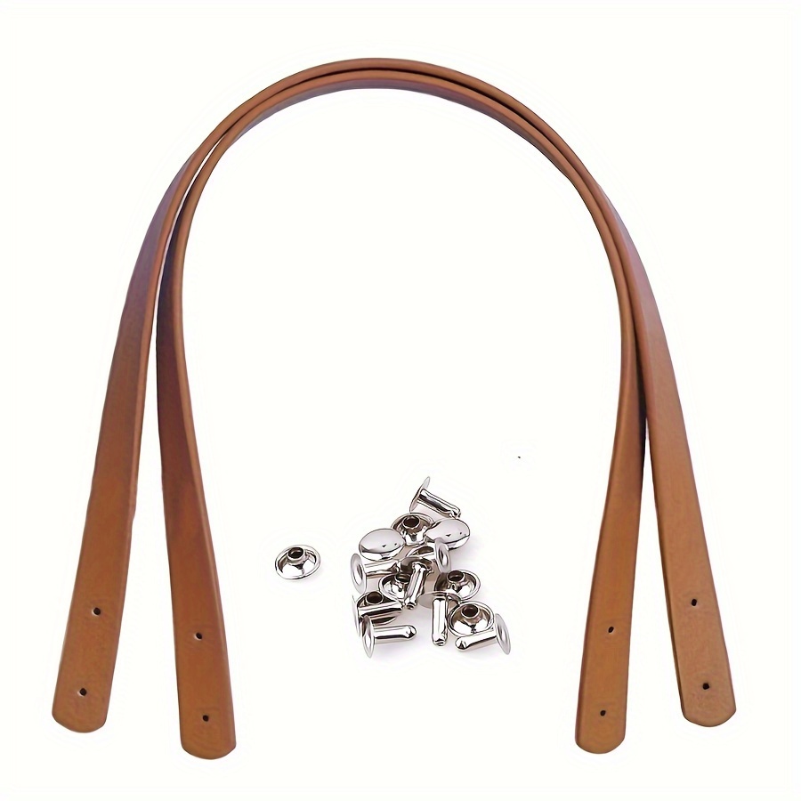 

2pcs Pu Leather Straight Strip For Bag Making