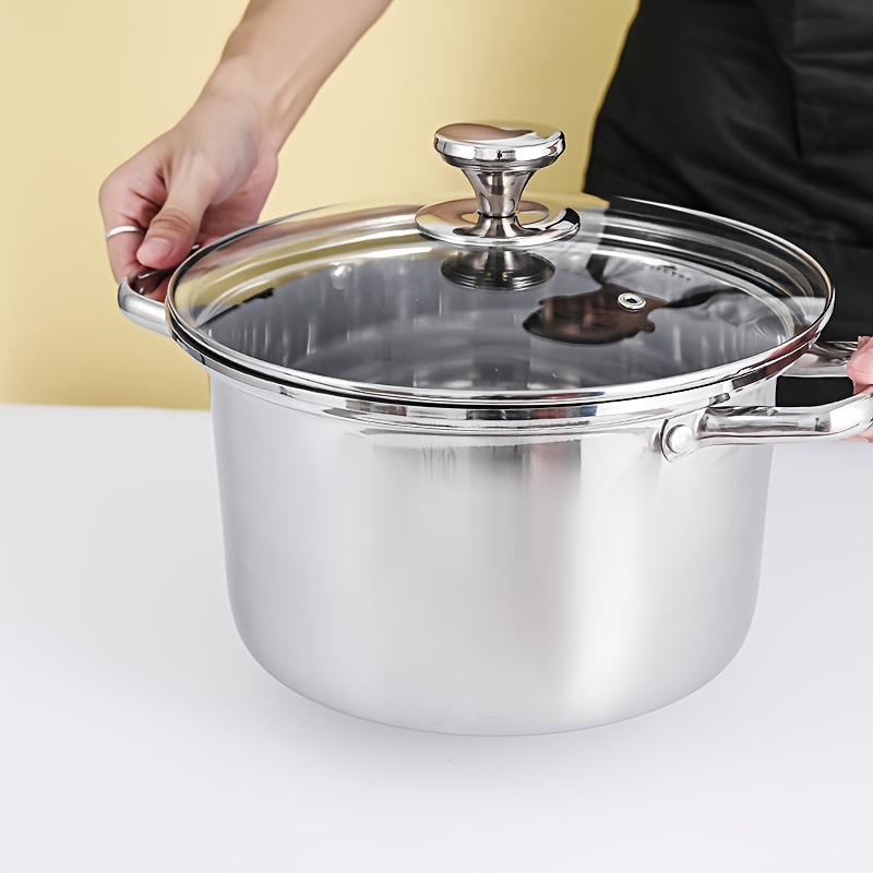 304 Stainless Steel Steamer 1 Layer Thickened Compound Bottom Soup