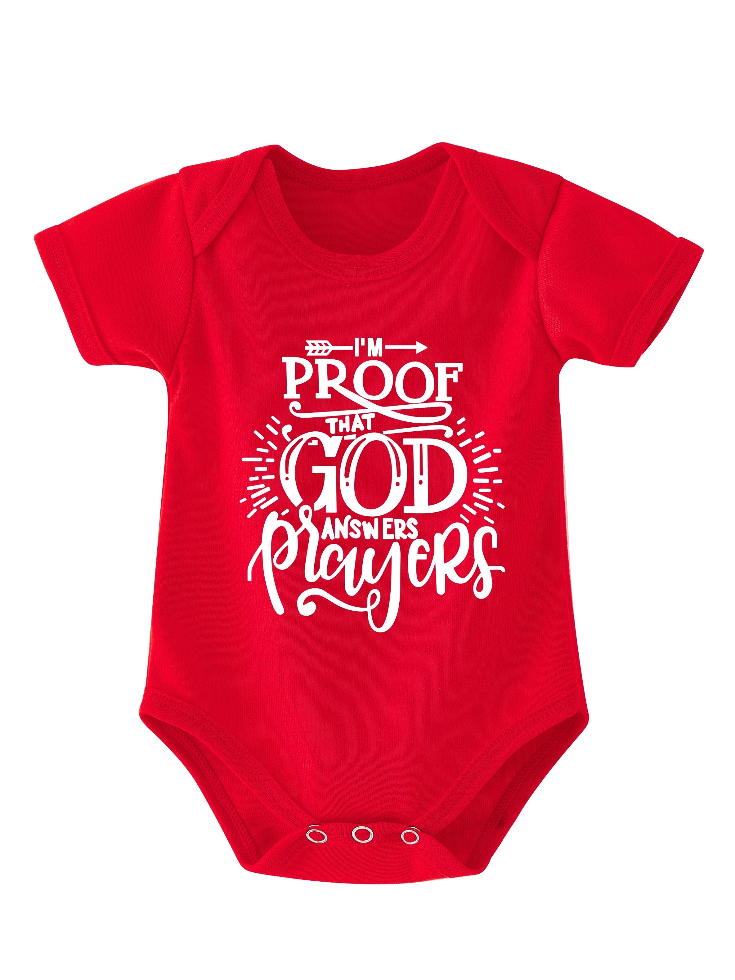 Cute 'm Proof God Answers Players Print Romper Summer - Temu Canada