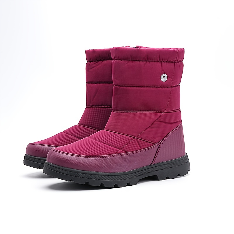 Wear Resistance Non Slip Thermal Snow Boots High Top Winter - Temu