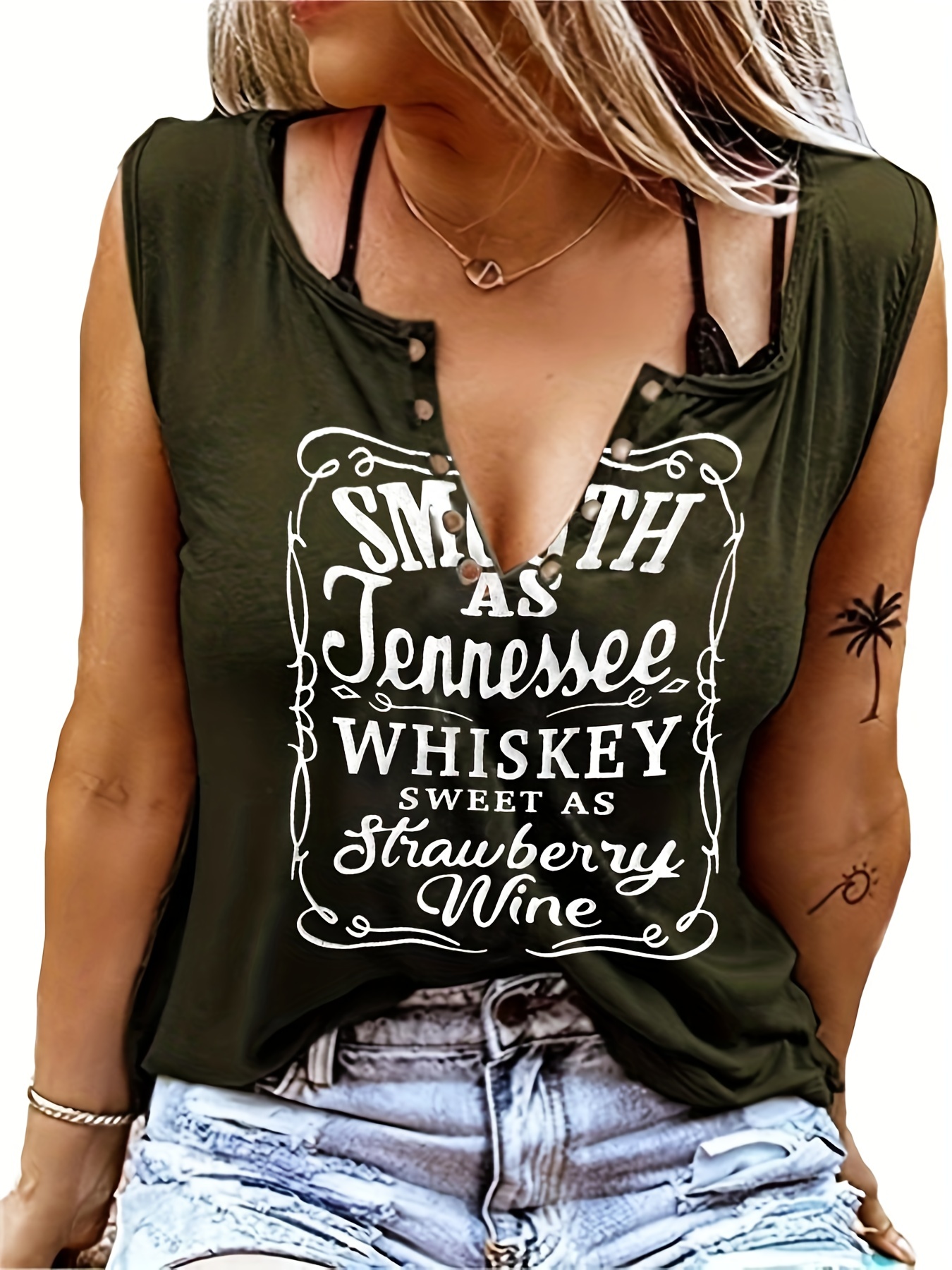 EHQJNJ Tank Tops for Women Women Letters Printing Sleeveless O