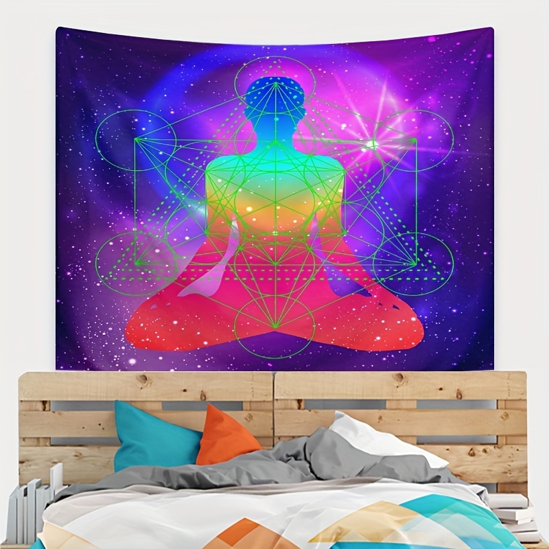 Psychedelic discount lotus tapestry