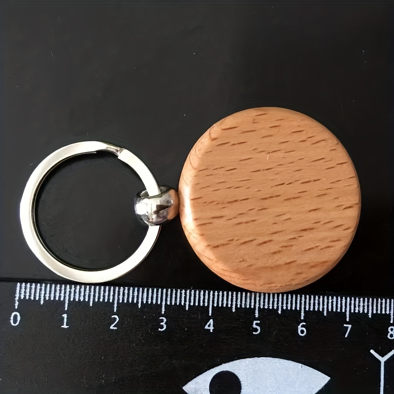 Wholesale Fashion Jewelry: 30 Wood Wooden Keychain For Women Blank