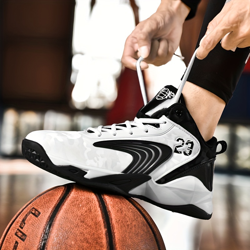 Zapatillas de baloncesto de cuero para hombre, canasta baloncesto