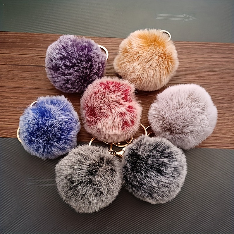 www. - 1PC Charm Fur Ball Brooch Chain Tassel Brooch