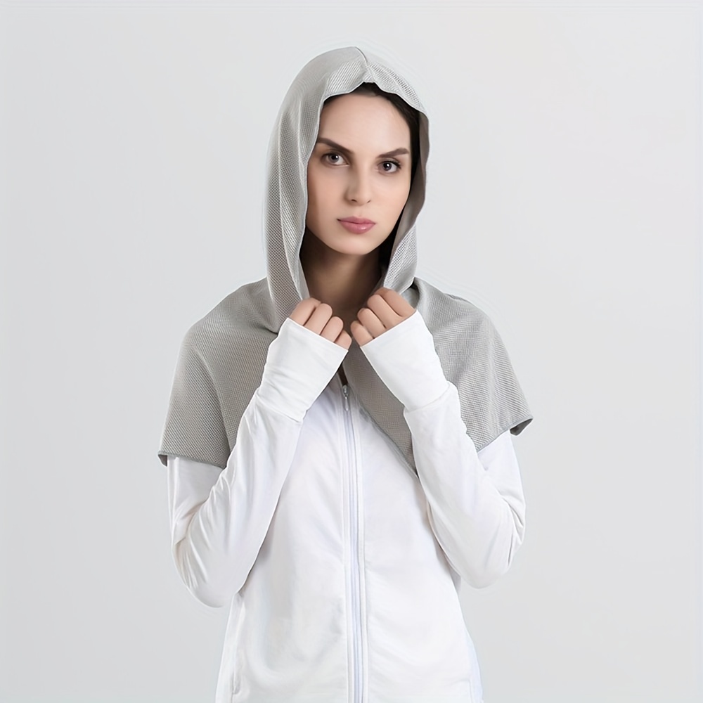 1pc Cooling Hoodie Towel Absorbent Quick Drying Cooling Towels For