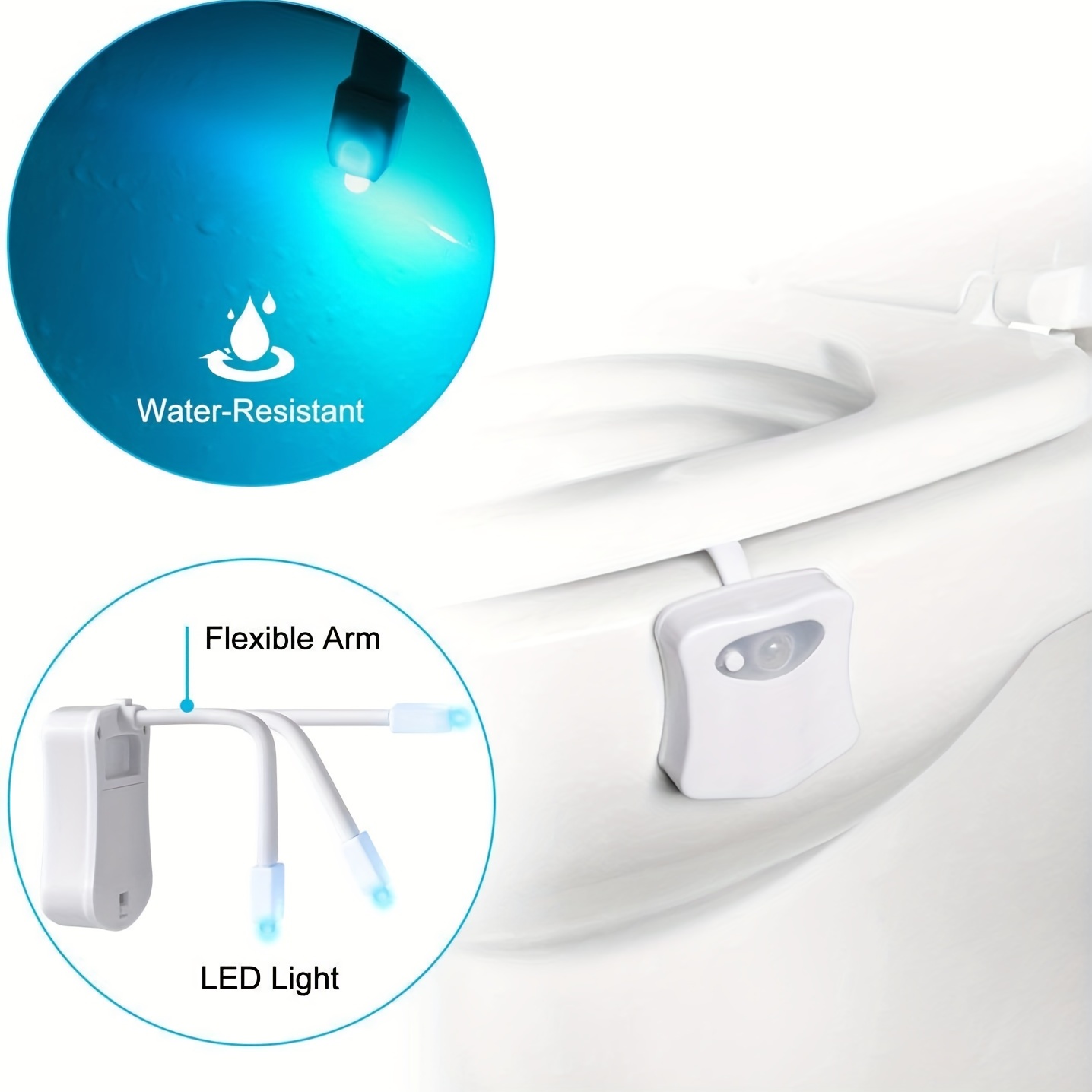 Pmmj Toilet Night Light Motion Sensor Activated Led Lamp Fun - Temu