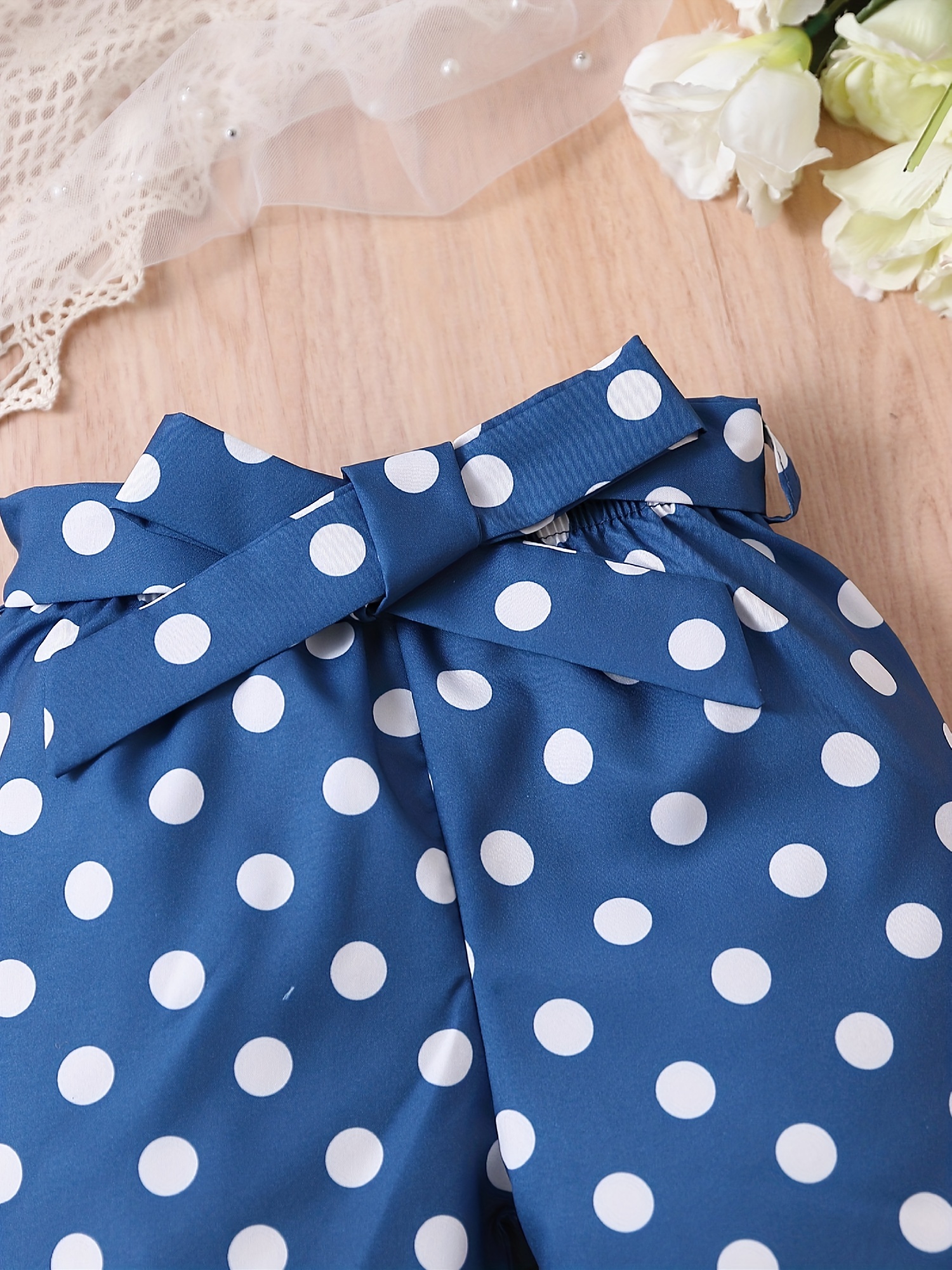 Blue polka hot sale dot shorts