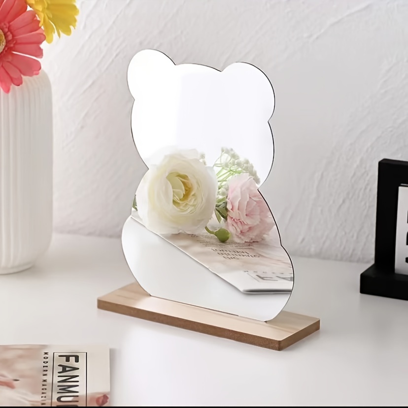 Aesthetic Irregular Vanity Mirror Decorative Desktop Makeup - Temu