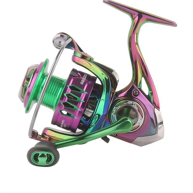 1pc Colorful Stainless Steel Spinning Reels, Ultralight Fishing Reels For  Saltwater Freshwater, Fishing Gear