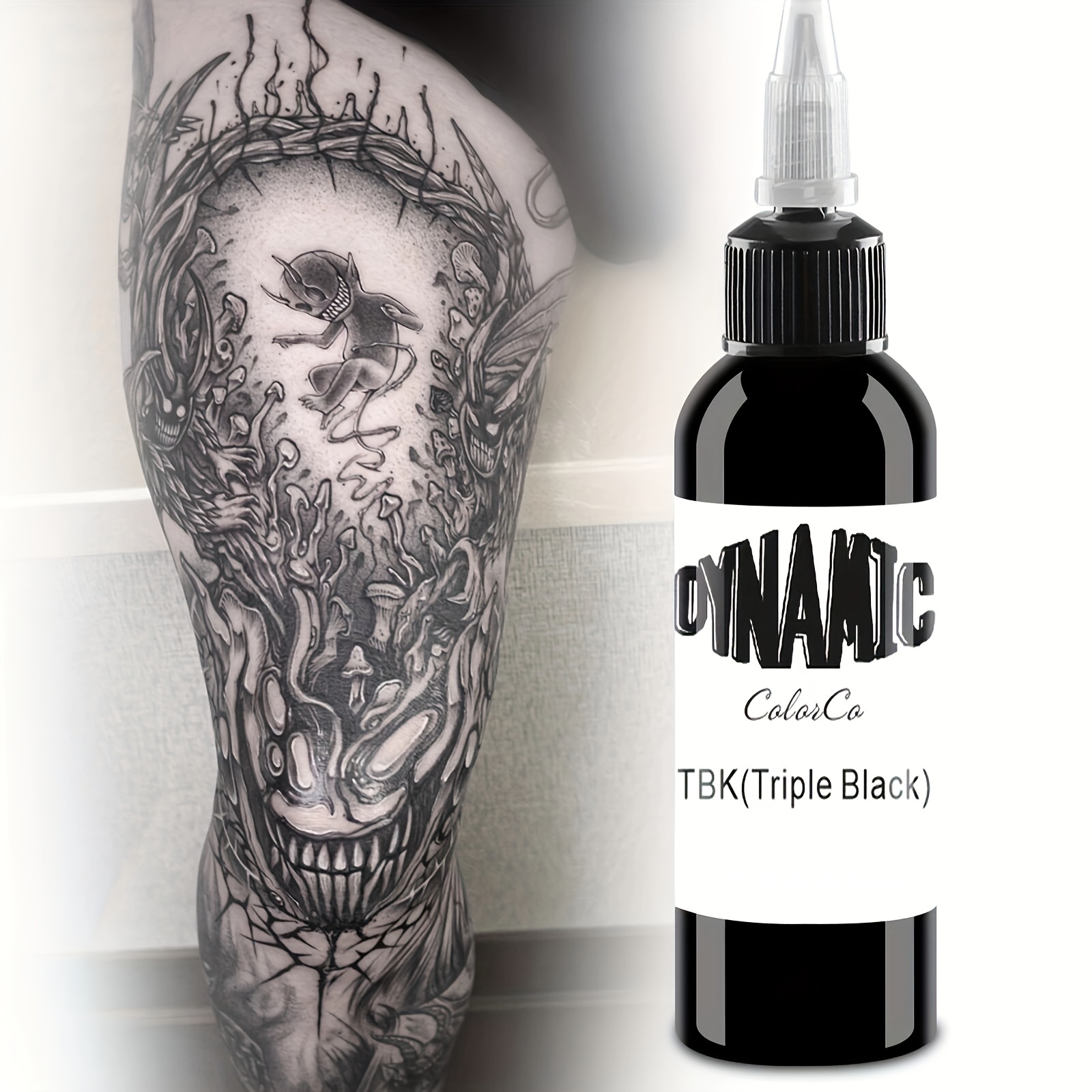 Tinta Para Tatuar Dynamic Black 100% Original