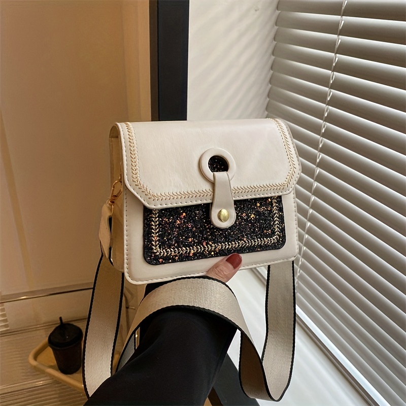 Versatile Spring/summer Fashionable Diamond Pattern Single Shoulder  Crossbody Small Square Bag And Exquisite Lock Buckle Handbag Crossbody Bag