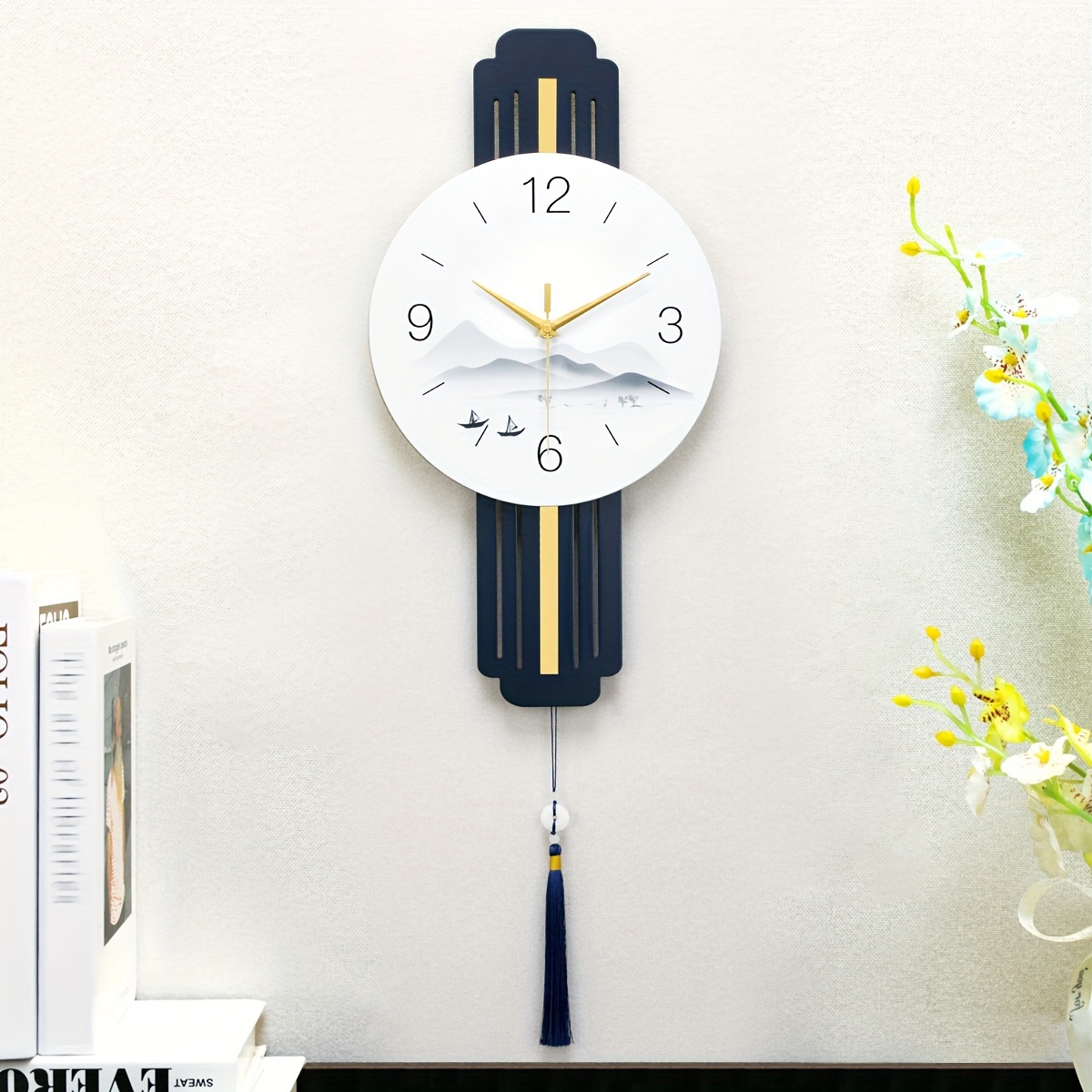 Reloj de pared para sala de estar, simple para el hogar, comedor, reloj  colgante de pared, personalidad creativa, decoración de moda, reloj de  pared