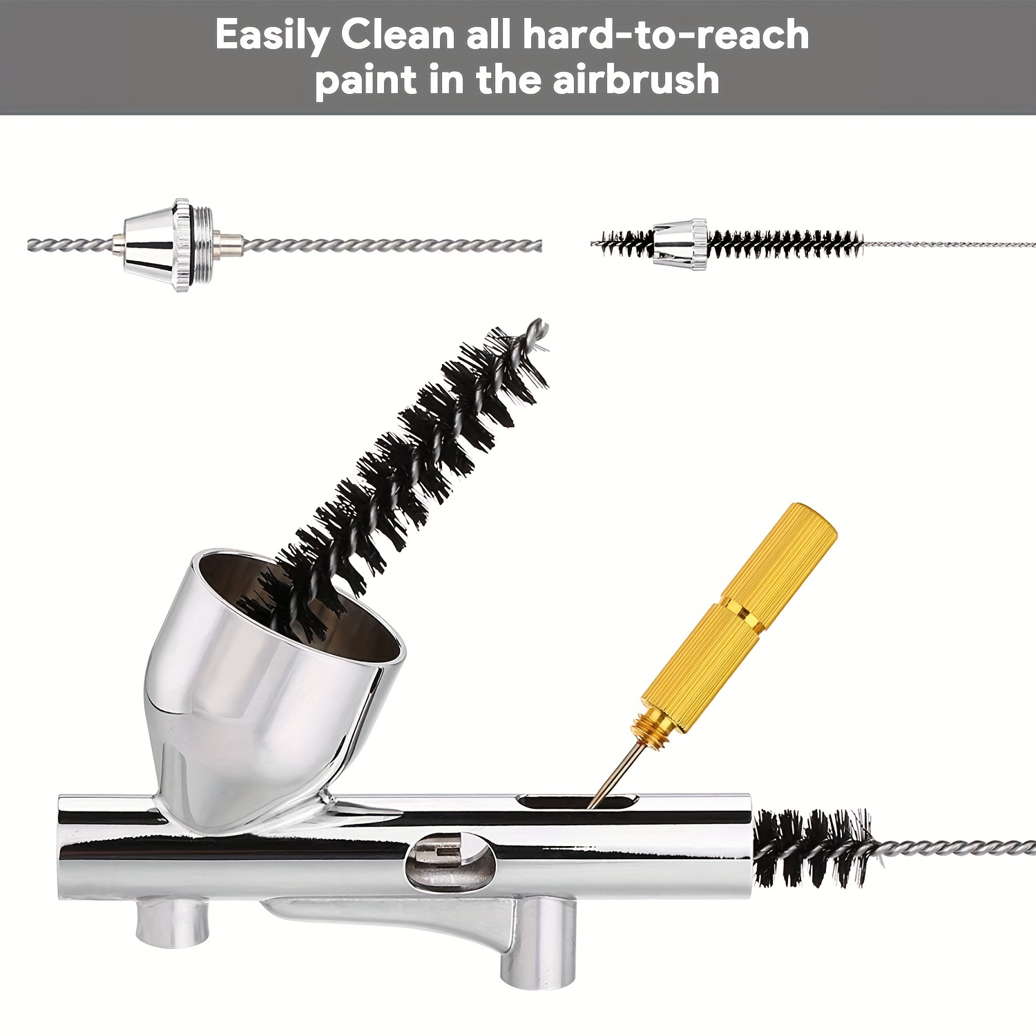 Air Brush Cleaner Kit Airbrush Cleaning Repair Tool - Temu Saudi