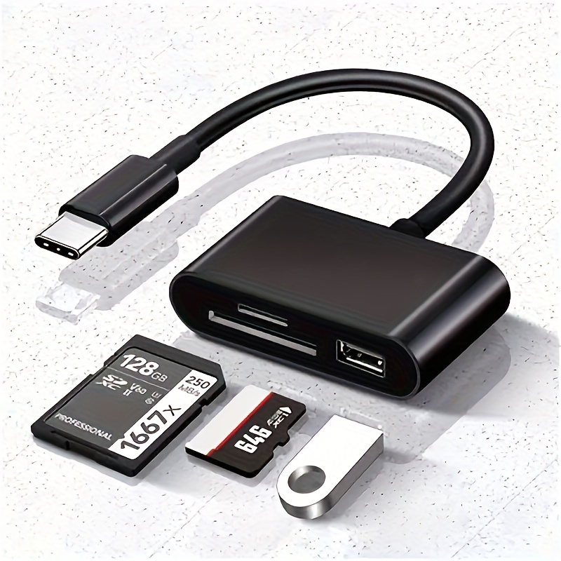 Usb C Sd Card Reader For Android And Pc Micro Sd Card To Usb - Temu