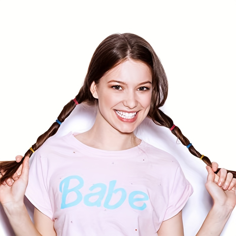 2000 PCS Small Elastic Hair Tie No Damage To Hair