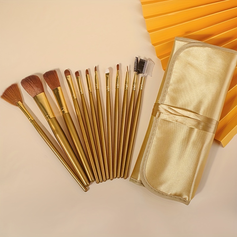 Portable Makeup Brush Bag - Temu