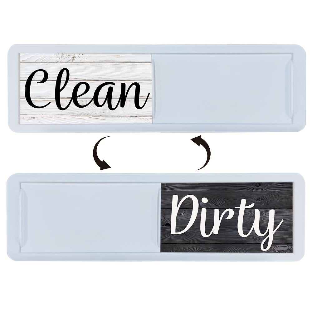 Creative Dishwasher Magnet Clean Dirty Sign Non-Scratching Strong Magnet 2  Double-sided Dirty Clean Dishwasher Magnet Cover - AliExpress