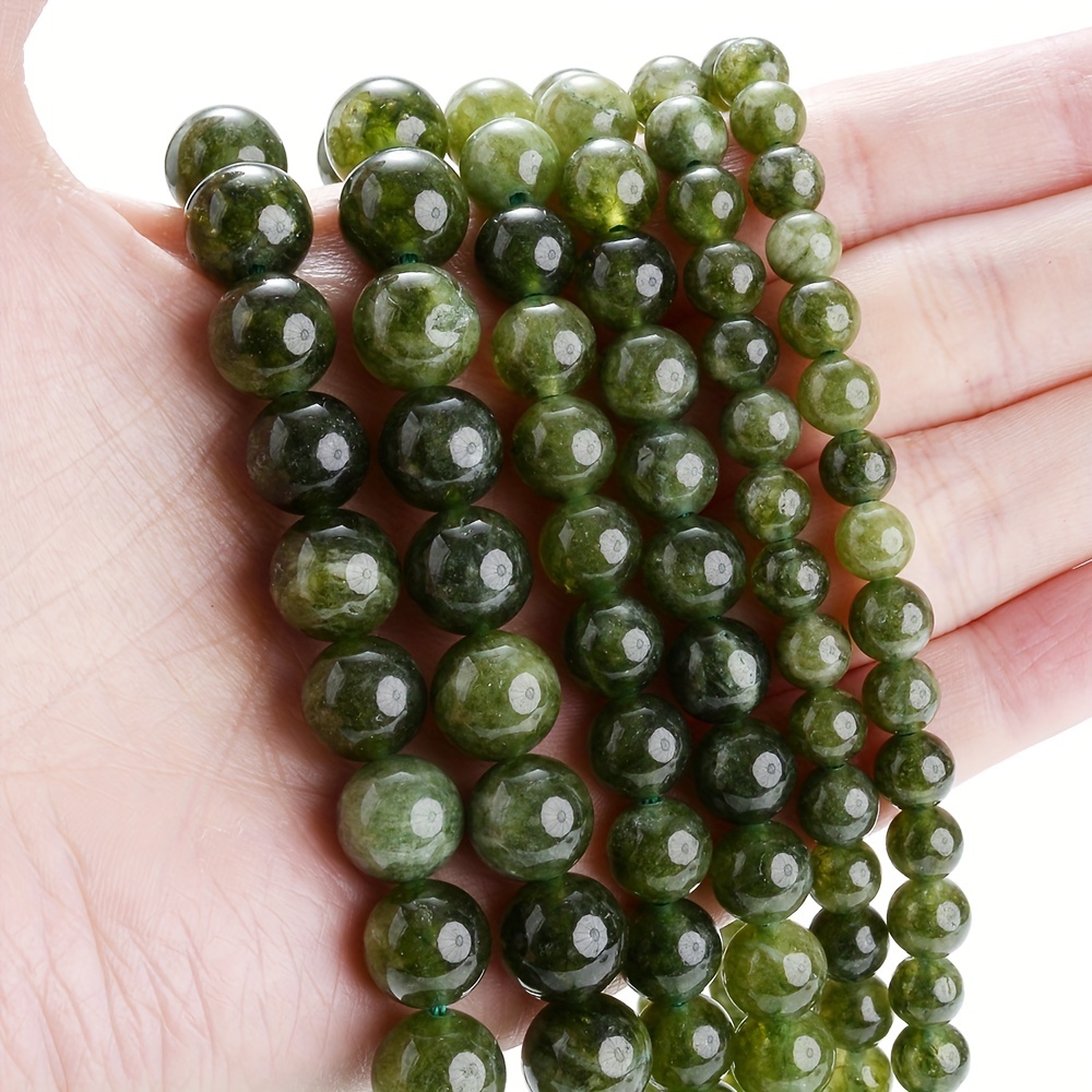 Gemstones - Nephrite Jade Round Beads 6mm