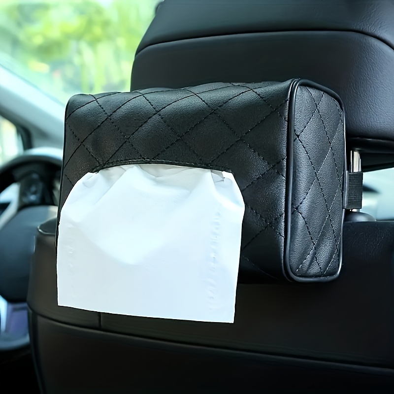 Kreativer Auto-pu-leder-papiertuchbeutel Autositz-rückhandlaufbox