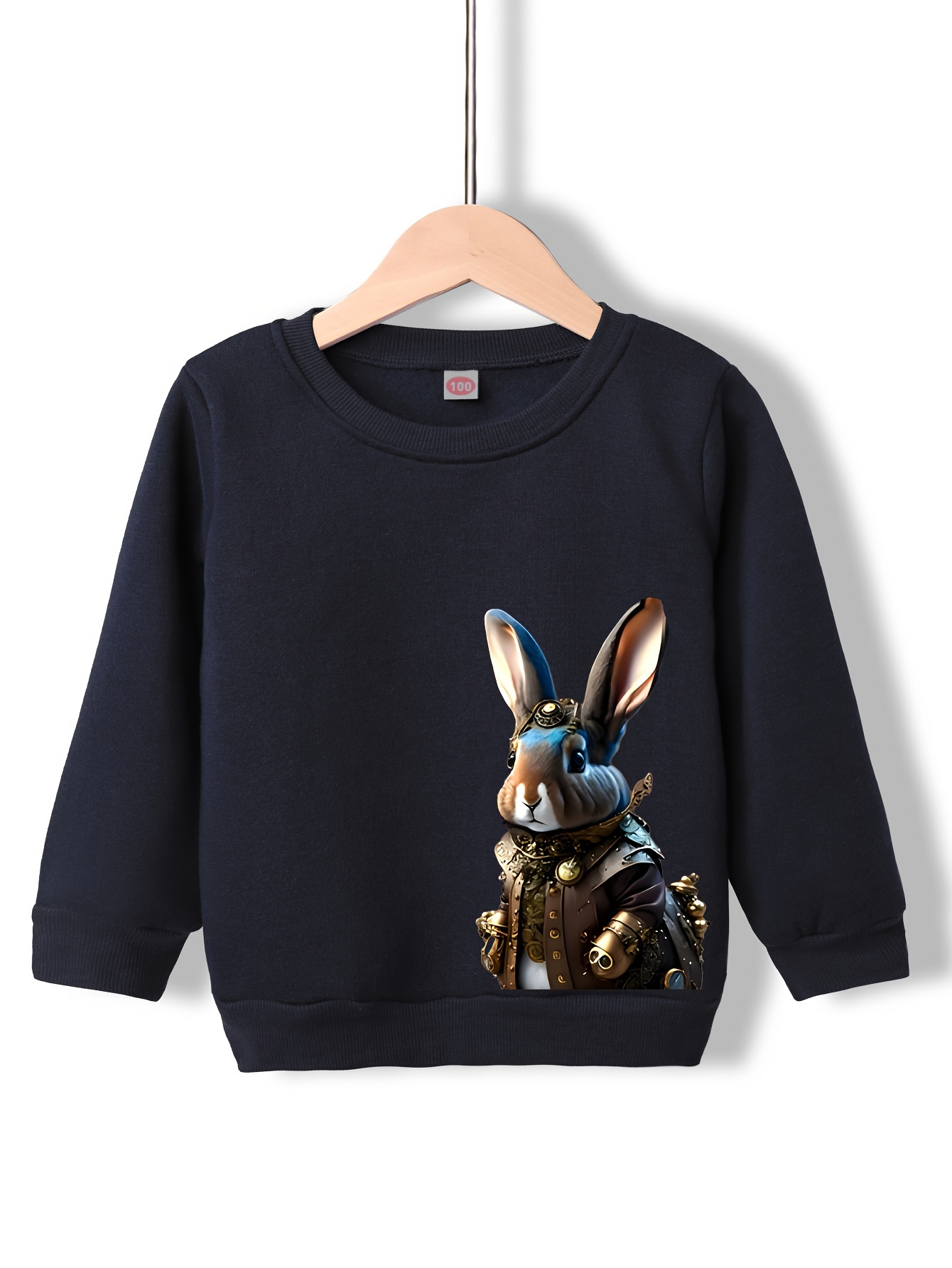 Cartoon Cute Rabbit Print Sweatshirt For Boys ¡ropa Fresca - Temu Chile
