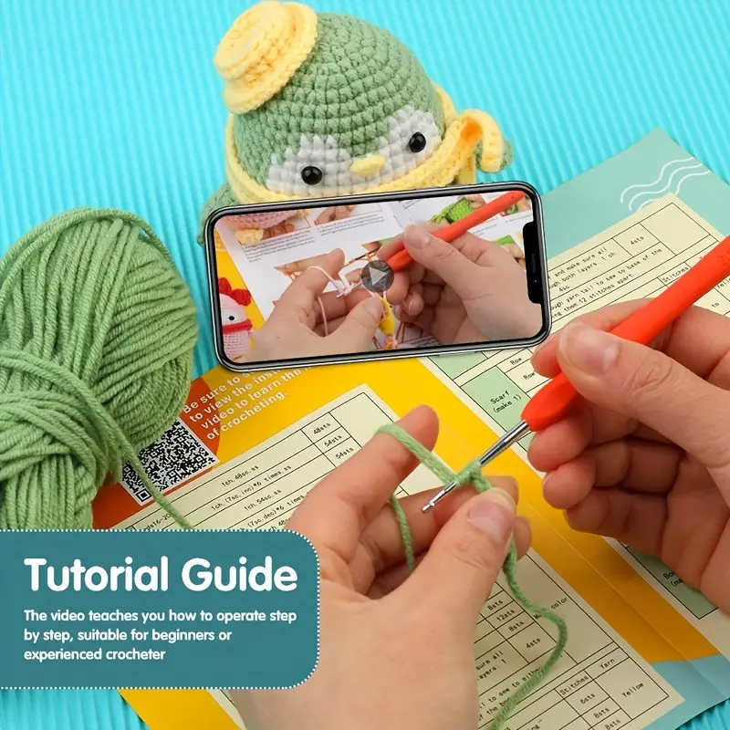 Crochet Kit For Beginners Accessories Random Color crochet - Temu