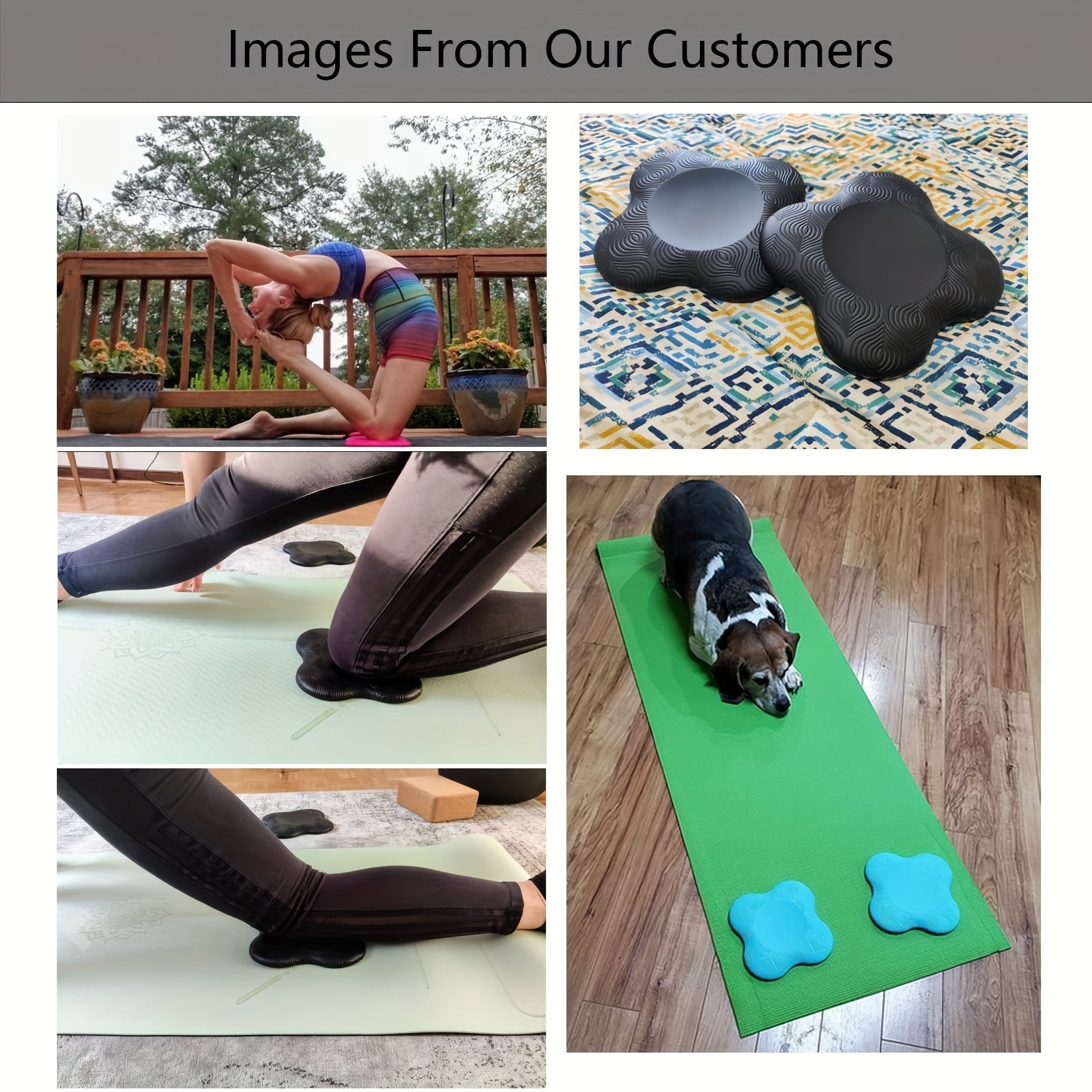 Yoga Knee Pad, Yoga Mat - Kneeling Support Yoga Yoga Knee Pads