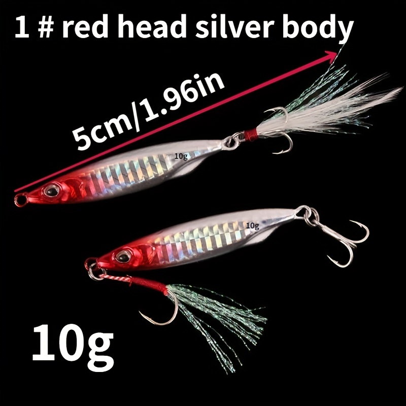 Upgrade Fishing Game Diy Feathered Treble Hook - Temu