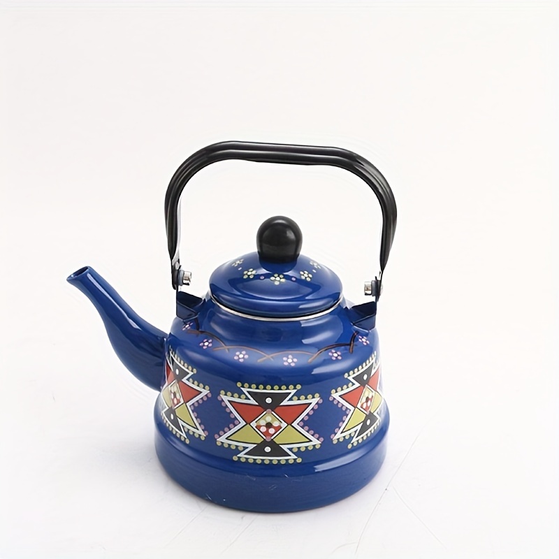 Enamel Tea Kettle Vintage Whistling Tea Kettle Tea Pot With - Temu