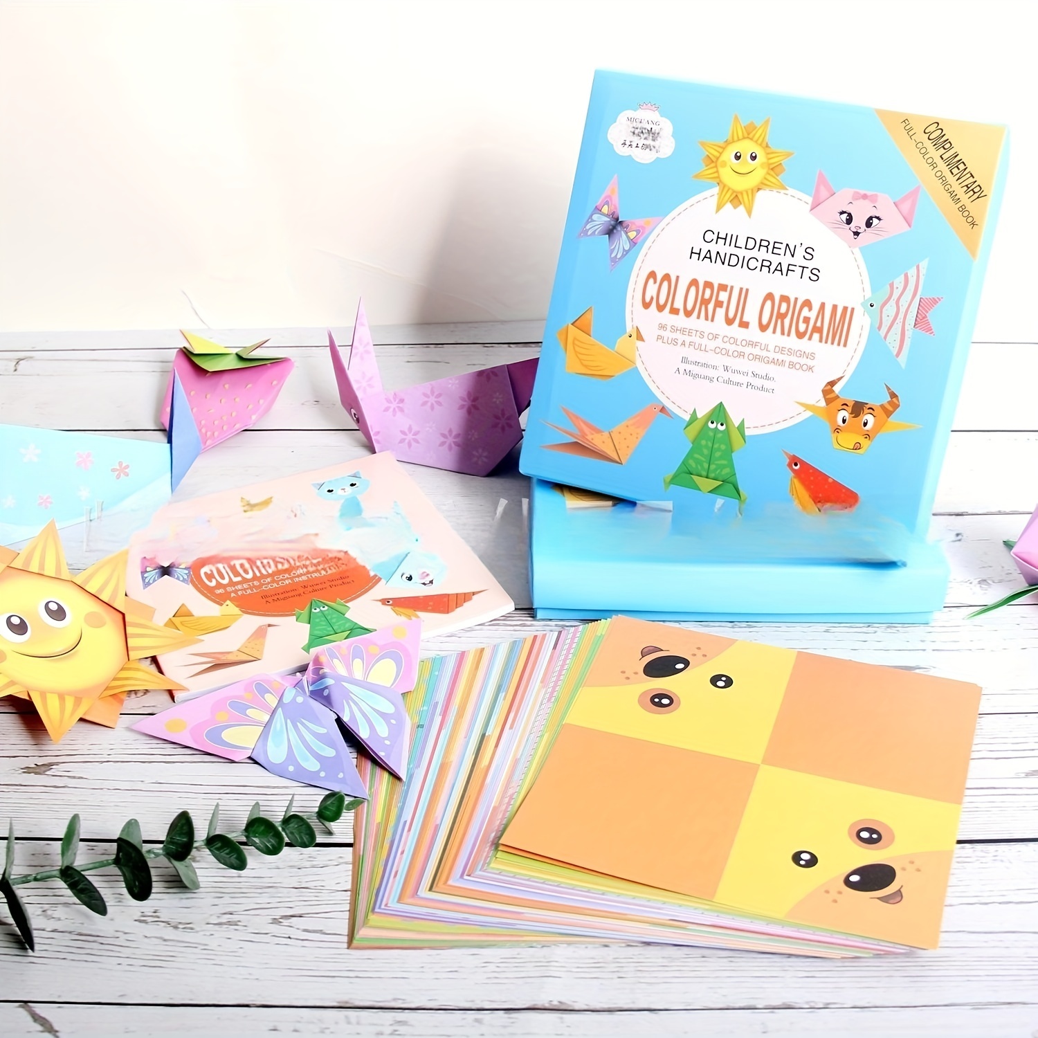 Children's Handmade Origami Set Puzzle Diy Color Origami Complete Book