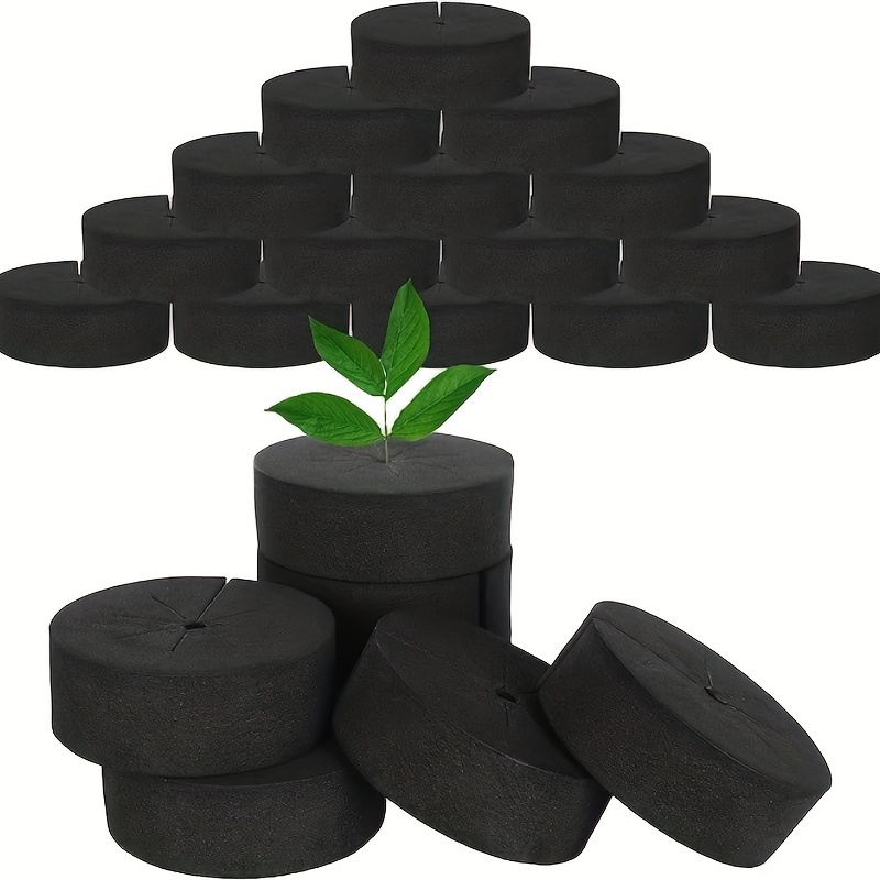 40 Colliers De Clonage EVA Pour Hydroponie - Inserts 8 Rayons Pour Pots Filet 2 Pouces - Support Boutures Réutilisable - 3