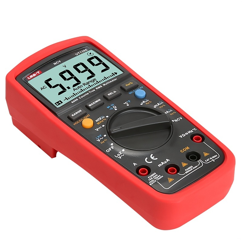 UNI-T UT139C Digital Multimeter Auto Range True RMS Meter Handheld Tester  6000 Count Voltmeter Temperature Test